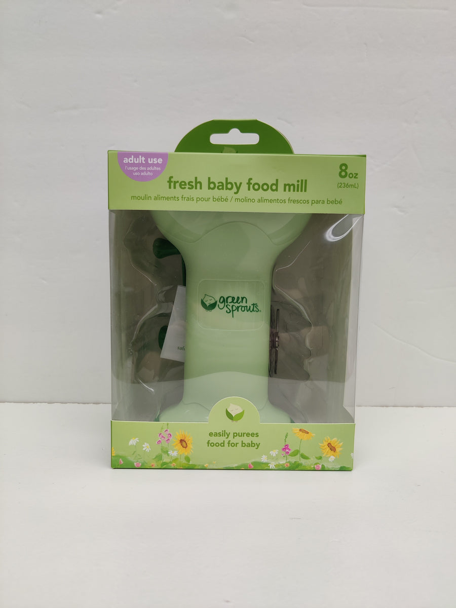  green sprouts Fresh Baby Food Mill - Easily Purees Food for Baby,  Separates Seeds & Skins, Compact Size, No Batteries or Electricity Needed,  Dishwasher Safe : Baby
