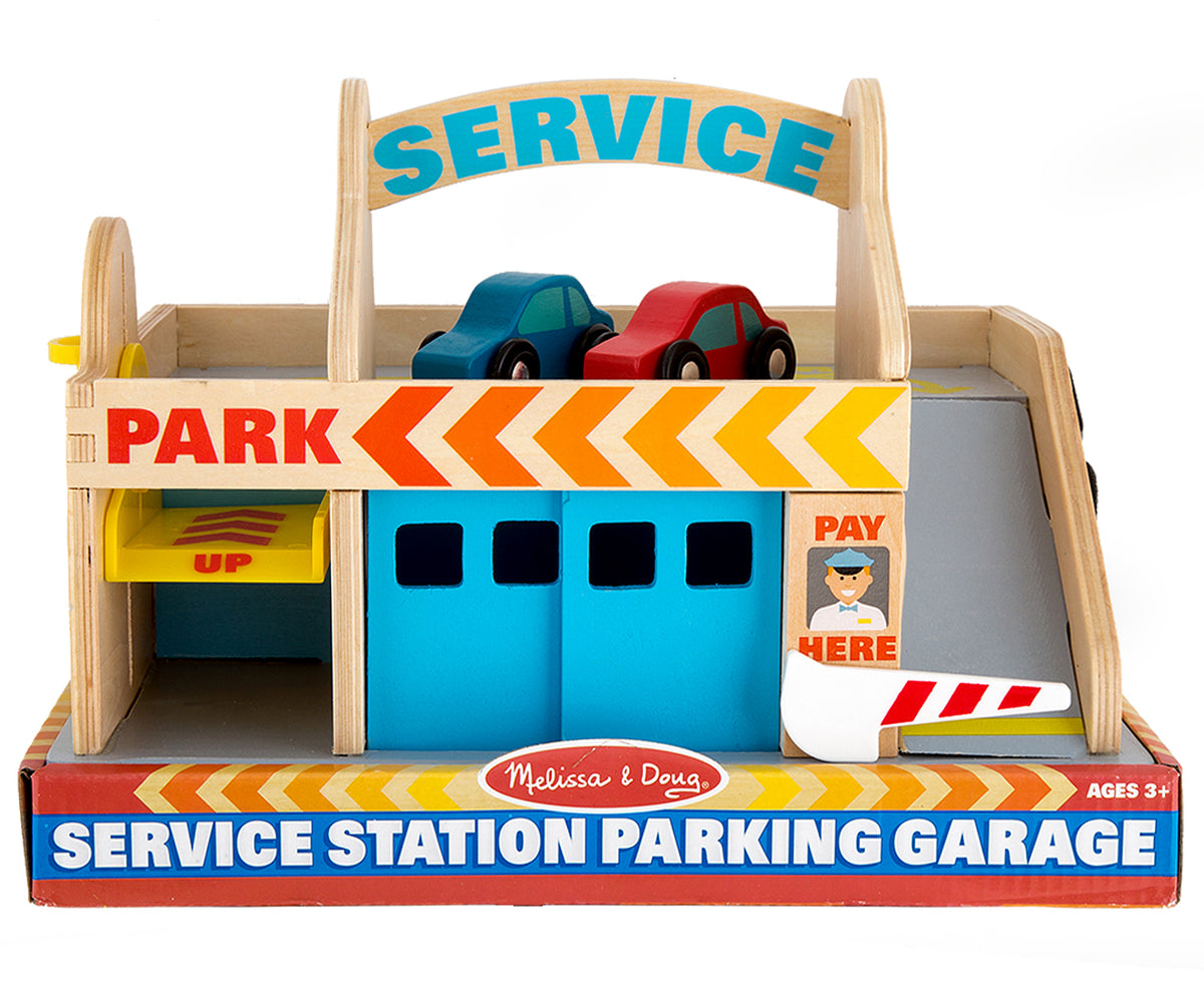 Melissa Doug Service Station Parking Garage