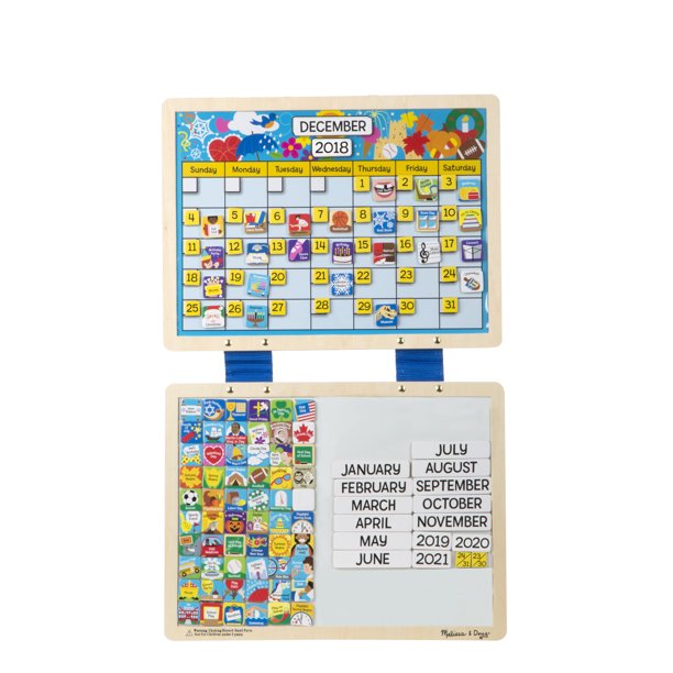 Melissa and doug magnetic calendar best sale replacement pieces