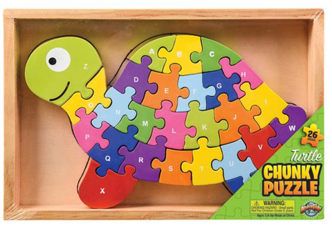 Toy Network Adventure Planet Turtle Chunky Puzzle