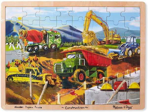 Melissa and doug construction vehicles puzzle online